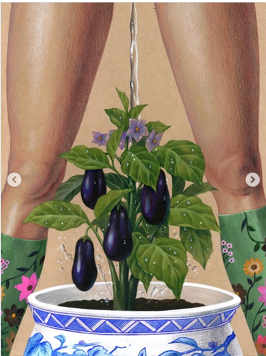Water Me Daily painting by Joyce Lee